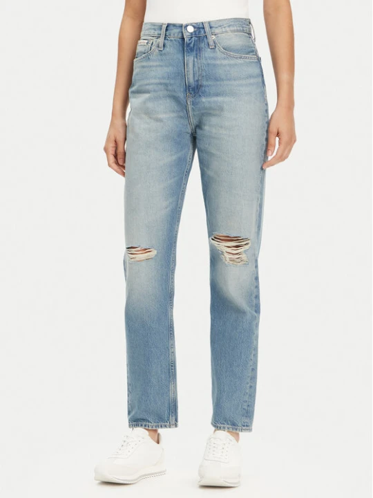 Zdjęcie produktu Calvin Klein Jeans Jeansy Authentic J20J225124 Niebieski Straight Fit