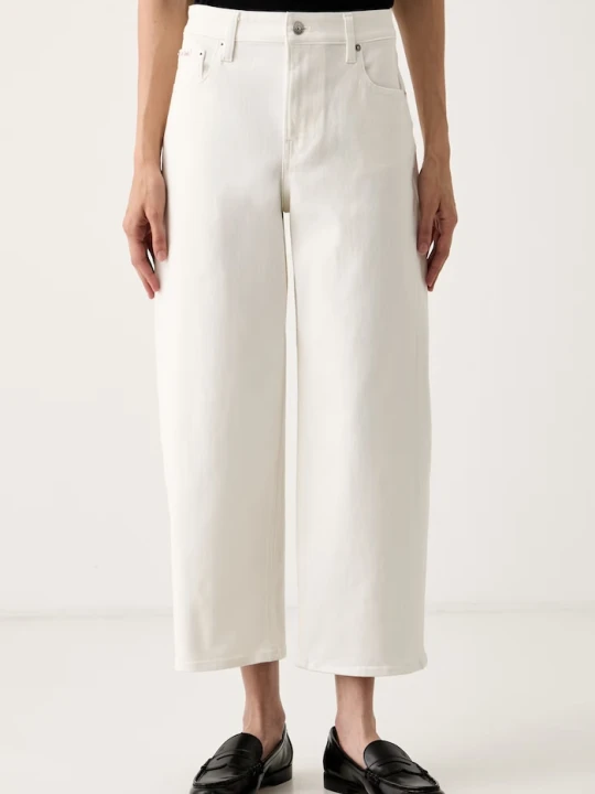 Zdjęcie produktu Calvin Klein Jeans jeansy barrel damskie beżowy
