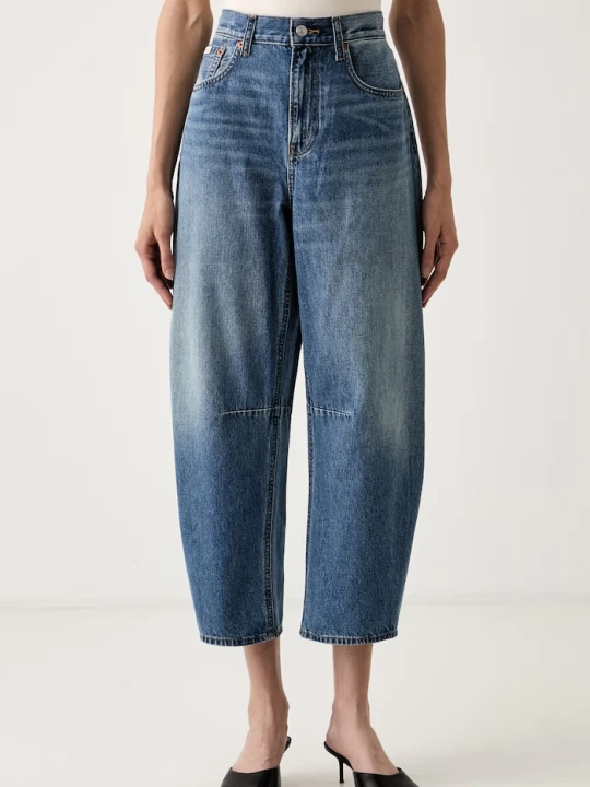 Zdjęcie produktu Calvin Klein Jeans jeansy barrel damskie niebieski