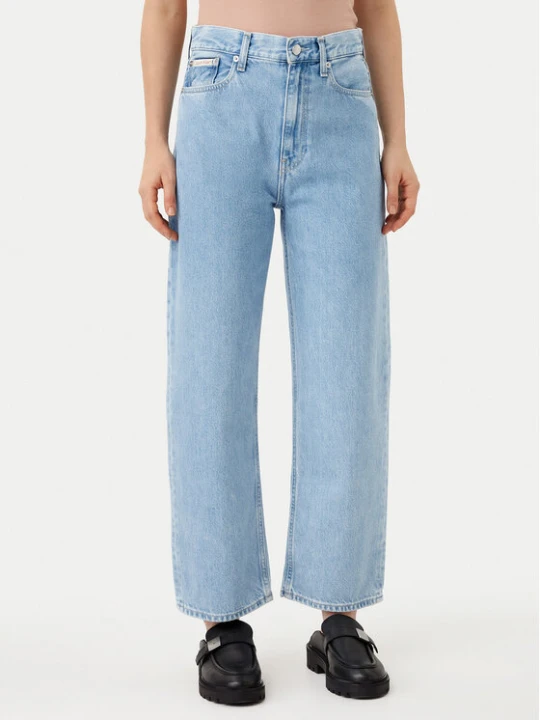 Zdjęcie produktu Calvin Klein Jeans Jeansy Barrel J20J225006 Niebieski Loose Fit