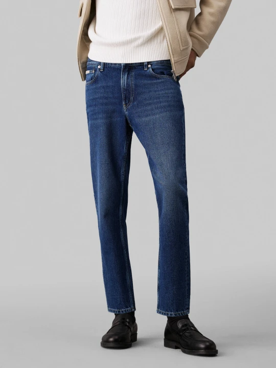 Zdjęcie produktu Calvin Klein Jeans Jeansy Dad | Regular Fit granatowy