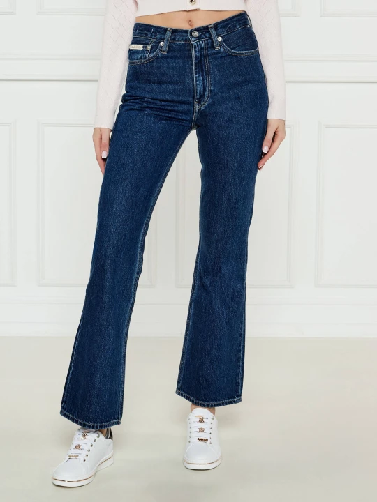 Zdjęcie produktu Calvin Klein Jeans Jeansy | flare fit granatowy
