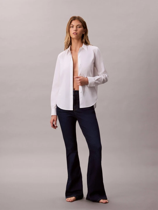 Zdjęcie produktu Calvin Klein Jeans Jeansy | flare fit | high rise granatowy