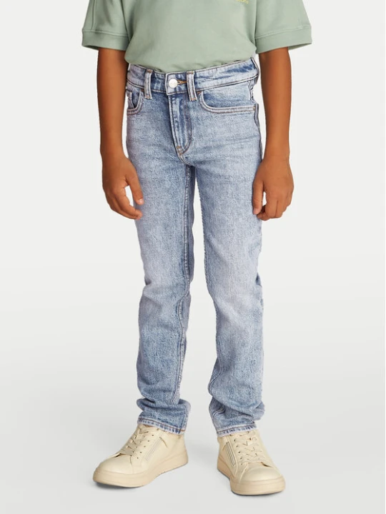 Zdjęcie produktu Calvin Klein Jeans Jeansy IB0IB02475 Niebieski Slim Fit