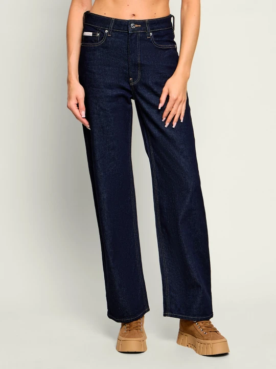 Zdjęcie produktu Calvin Klein Jeans Jeansy Iconic | Loose fit | high rise granatowy