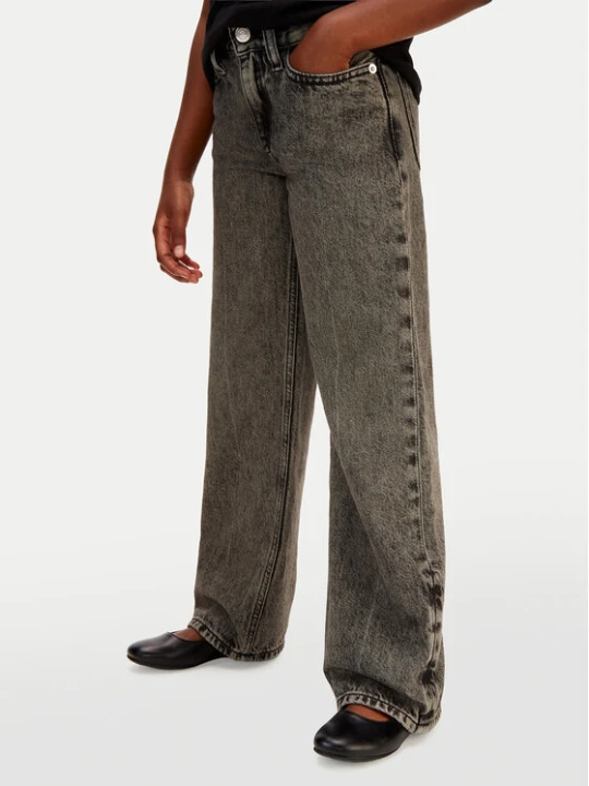 Zdjęcie produktu Calvin Klein Jeans Jeansy IG0IG03055 Szary Wide Leg