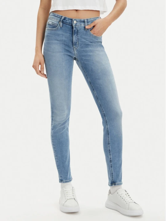 Zdjęcie produktu Calvin Klein Jeans Jeansy J20J221580 Niebieski Skinny Fit