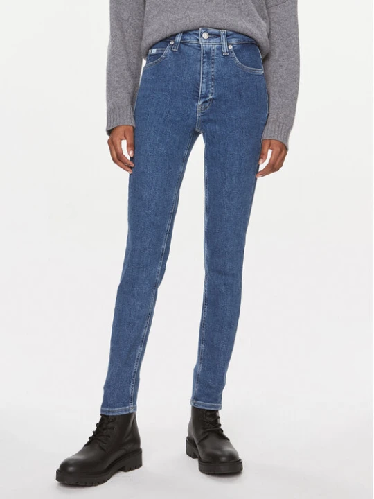 Zdjęcie produktu Calvin Klein Jeans Jeansy J20J221585 Niebieski Skinny Fit