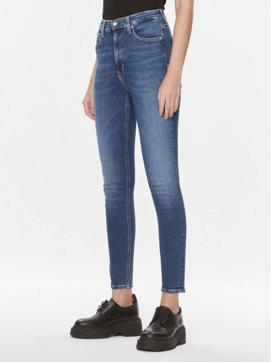 Zdjęcie produktu Calvin Klein Jeans Jeansy J20J222140 Granatowy Skinny Fit