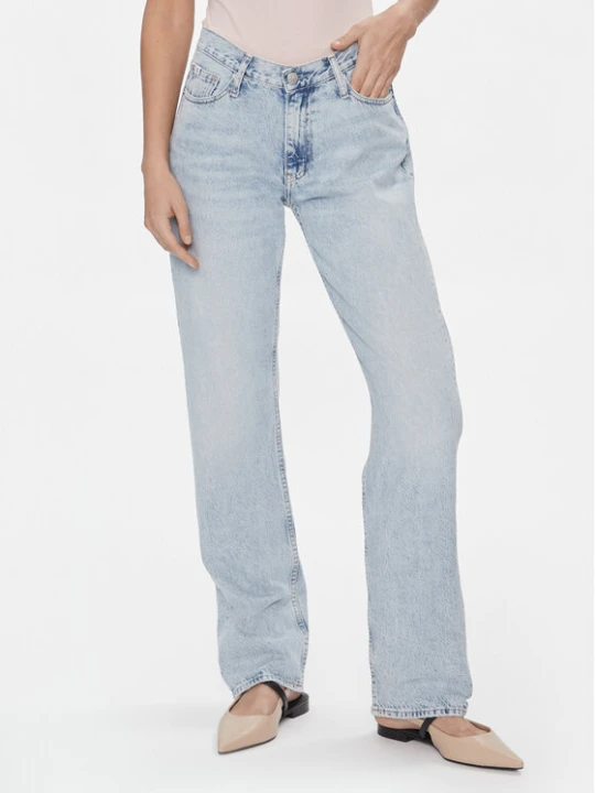 Zdjęcie produktu Calvin Klein Jeans Jeansy J20J223302 Niebieski Straight Fit