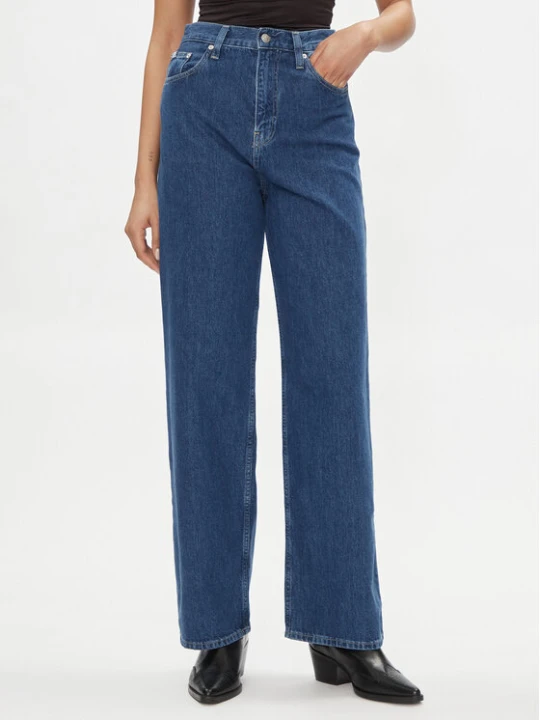 Zdjęcie produktu Calvin Klein Jeans Jeansy J20J223428 Granatowy Relaxed Fit
