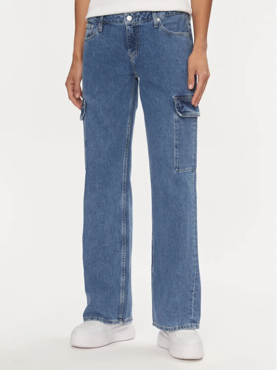 Zdjęcie produktu Calvin Klein Jeans Jeansy J20J223688 Niebieski Baggy Fit
