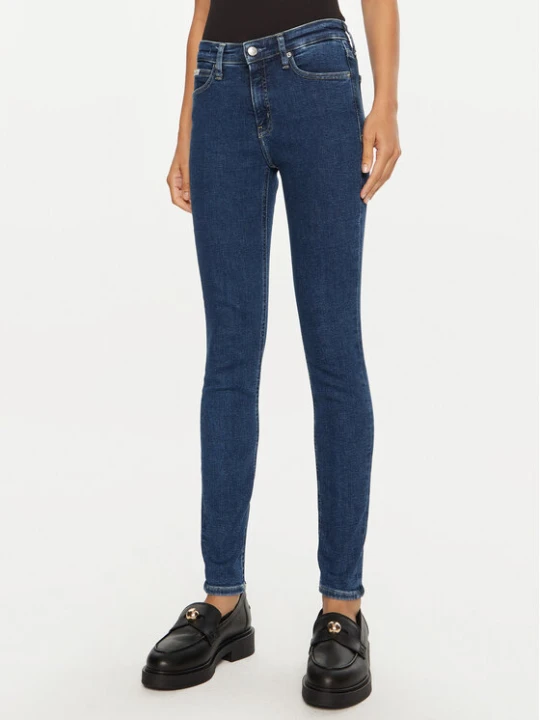 Zdjęcie produktu Calvin Klein Jeans Jeansy J20J224020 Granatowy Skinny Fit