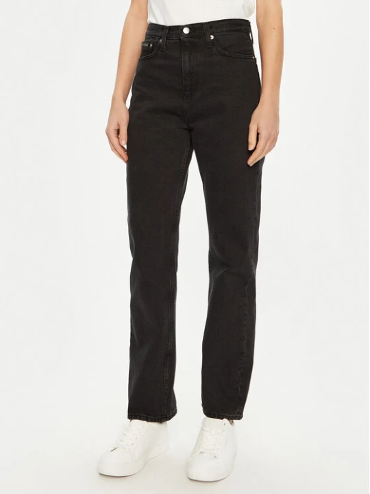 Zdjęcie produktu Calvin Klein Jeans Jeansy J20J224505 Czarny Straight Fit
