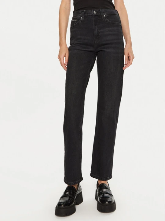Zdjęcie produktu Calvin Klein Jeans Jeansy J20J224895 Czarny Straight Fit