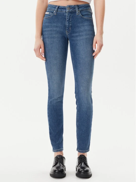 Zdjęcie produktu Calvin Klein Jeans Jeansy J20J225121 Granatowy Skinny Fit