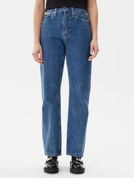 Zdjęcie produktu Calvin Klein Jeans Jeansy J20J225126 Niebieski Straight Fit