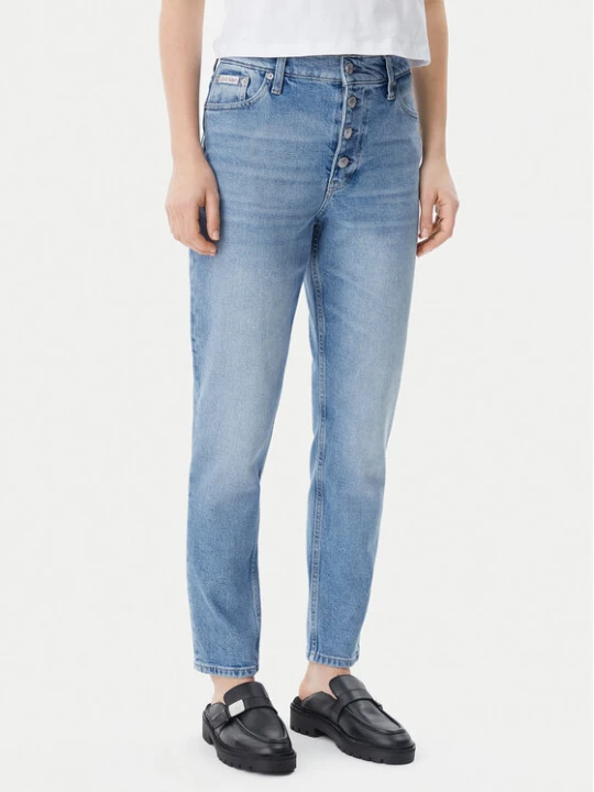 Zdjęcie produktu Calvin Klein Jeans Jeansy J20J225148 Niebieski Mom Fit