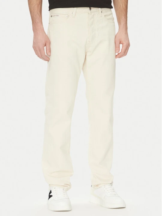 Zdjęcie produktu Calvin Klein Jeans Jeansy J30J327539 Biały Straight Fit