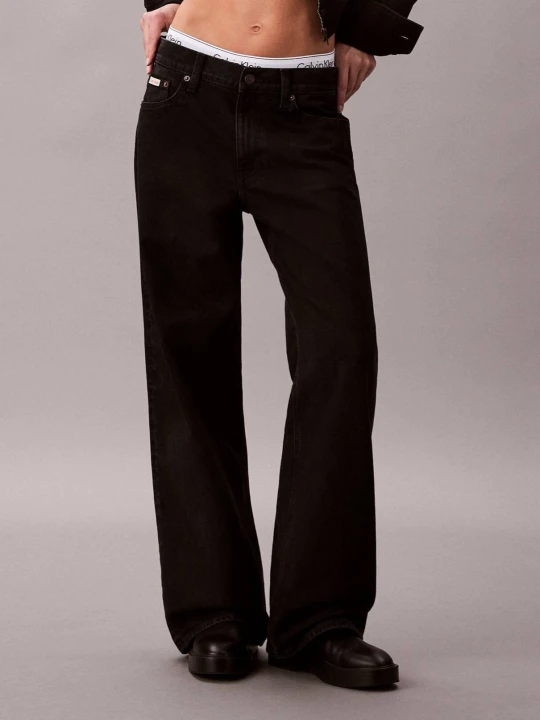 Zdjęcie produktu Calvin Klein Jeans Jeansy | Loose fit | low waist czarny