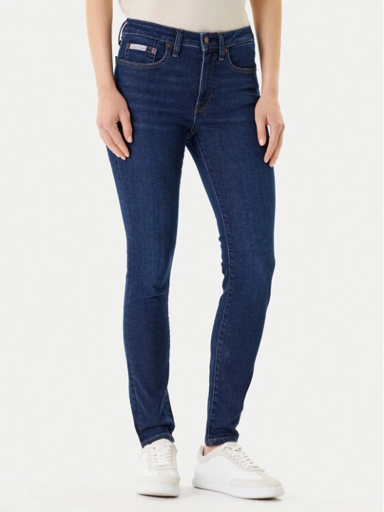 Zdjęcie produktu Calvin Klein Jeans Jeansy LV047B772G Granatowy Skinny Fit