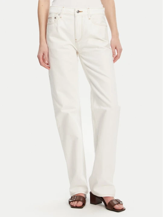 Zdjęcie produktu Calvin Klein Jeans Jeansy LV047B919G Écru Kremowy