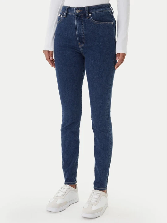 Zdjęcie produktu Calvin Klein Jeans Jeansy LV047E611G Granatowy Skinny Fit