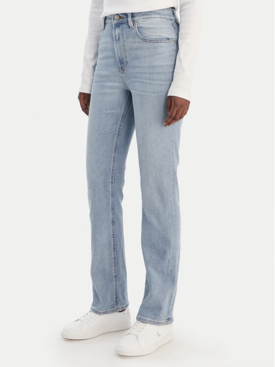 Zdjęcie produktu Calvin Klein Jeans Jeansy LV047E612G Niebieski Straight Fit