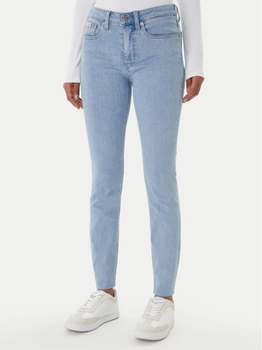 Zdjęcie produktu Calvin Klein Jeans Jeansy LV047E617G Niebieski Skinny Fit