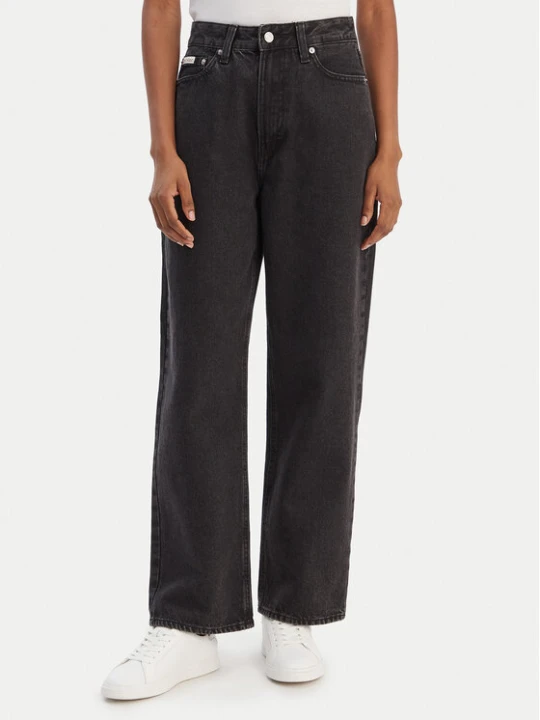Zdjęcie produktu Calvin Klein Jeans Jeansy LV047E627G Czarny Barrel Fit