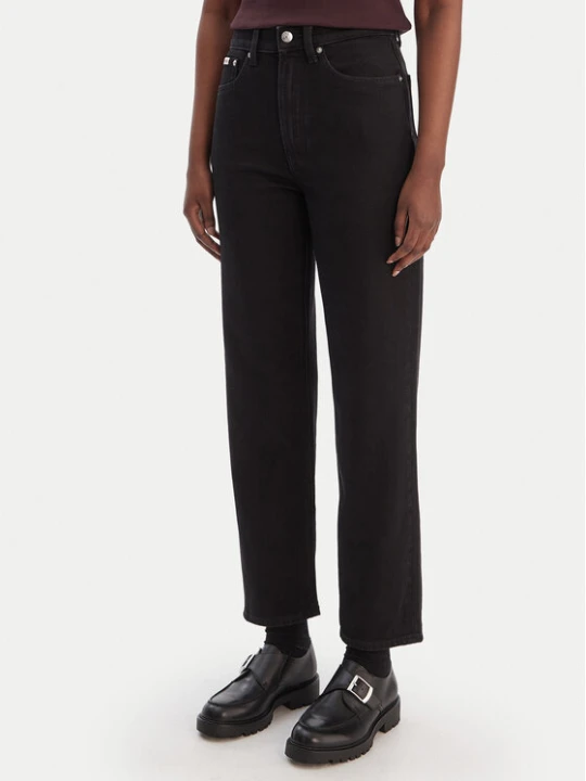Zdjęcie produktu Calvin Klein Jeans Jeansy LV047E734G Czarny Taper Fit