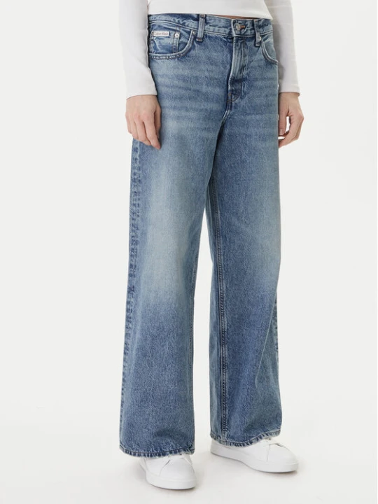 Zdjęcie produktu Calvin Klein Jeans Jeansy LV047F473G Niebieski Baggy Fit