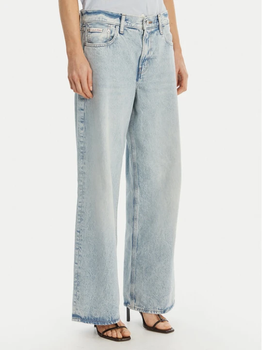 Zdjęcie produktu Calvin Klein Jeans Jeansy LV047F663G Niebieski Baggy Fit