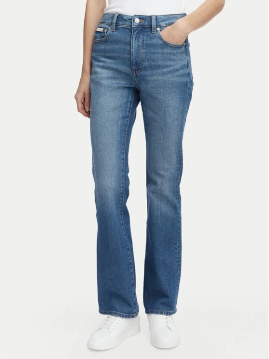 Zdjęcie produktu Calvin Klein Jeans Jeansy LV047F666G Granatowy Bootcut Fit