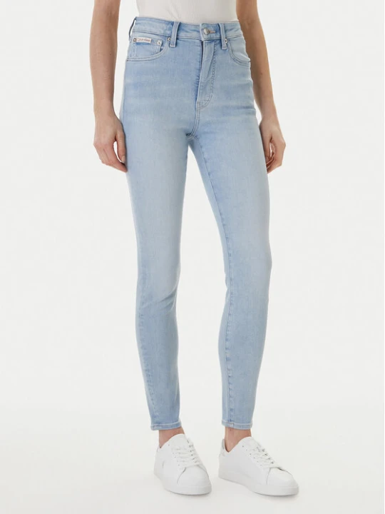 Zdjęcie produktu Calvin Klein Jeans Jeansy LV047F701G Błękitny Skinny Fit Niebieski jasny