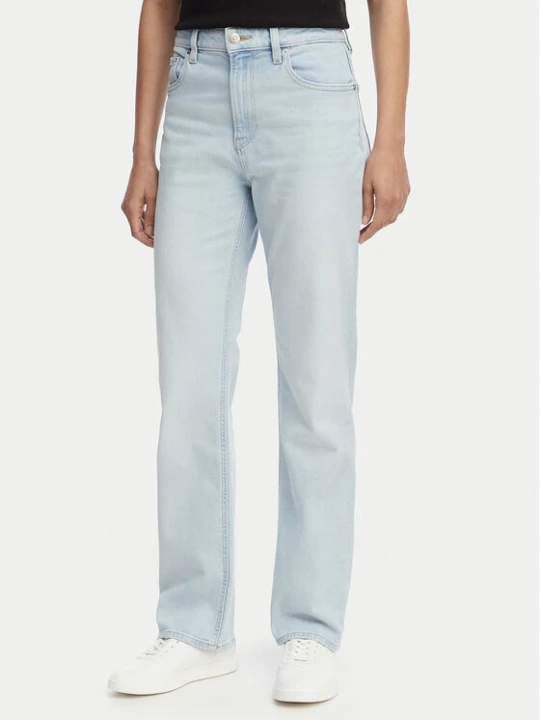 Zdjęcie produktu Calvin Klein Jeans Jeansy LV047F710G Niebieski jasny Straight Fit