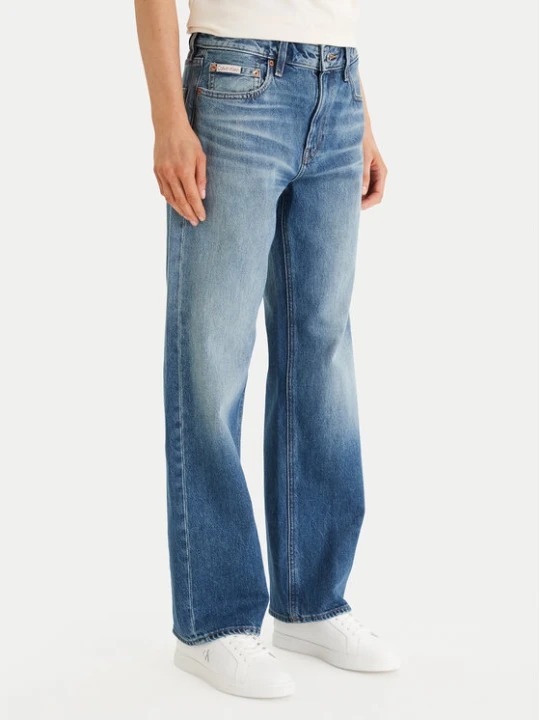 Zdjęcie produktu Calvin Klein Jeans Jeansy LV047F715G Szary Straight Fit