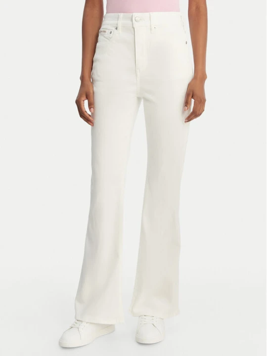 Zdjęcie produktu Calvin Klein Jeans Jeansy LV047F746G Biały Flare Fit