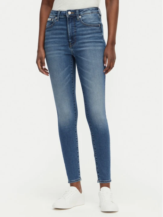Zdjęcie produktu Calvin Klein Jeans Jeansy LV047G924G Granatowy Skinny Fit