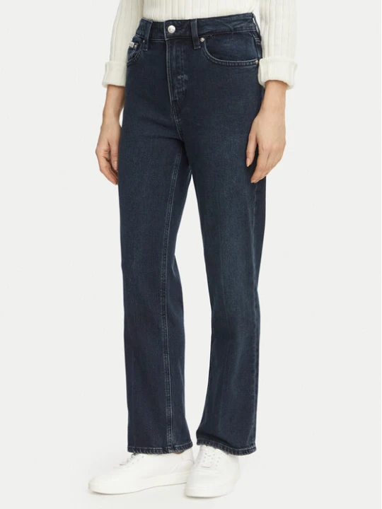 Zdjęcie produktu Calvin Klein Jeans Jeansy LV047H739G Granatowy Straight Fit