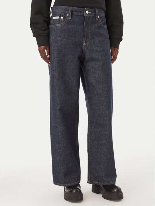 Zdjęcie produktu Calvin Klein Jeans Jeansy LV047H794G Granatowy Baggy Fit