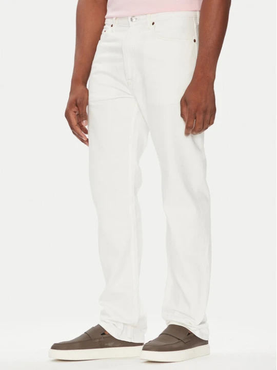 Zdjęcie produktu Calvin Klein Jeans Jeansy LV04LB781G Biały Straight Fit