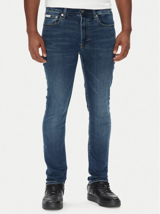 Zdjęcie produktu Calvin Klein Jeans Jeansy LV04RB720G Granatowy Skinny Fit
