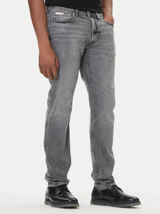 Zdjęcie produktu Calvin Klein Jeans Jeansy LV04RD705G Szary Slim Fit