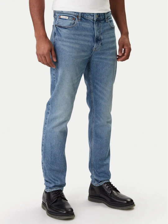 Zdjęcie produktu Calvin Klein Jeans Jeansy LV04RE700G Niebieski Slim Fit