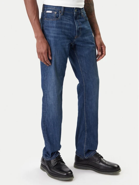 Zdjęcie produktu Calvin Klein Jeans Jeansy LV04RE777G Granatowy Slim Fit