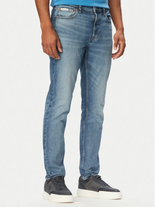 Zdjęcie produktu Calvin Klein Jeans Jeansy LV04RF742G Niebieski Tapered Fit
