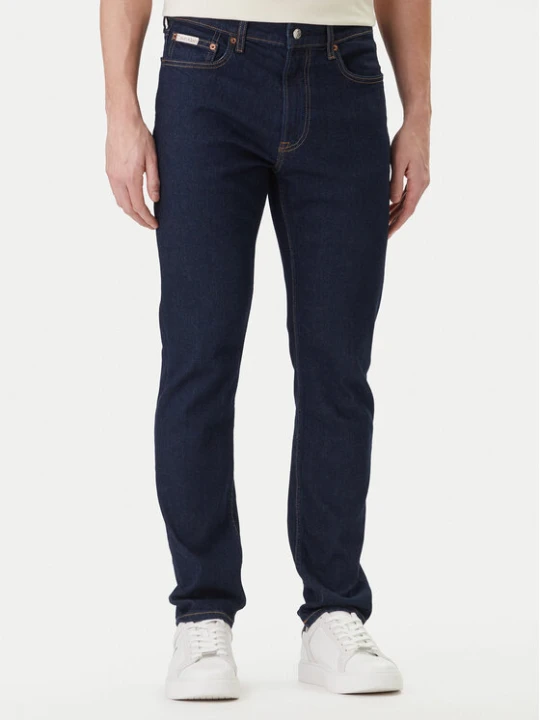 Zdjęcie produktu Calvin Klein Jeans Jeansy LV04RF757G Granatowy Slim Fit