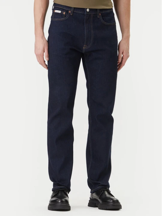 Zdjęcie produktu Calvin Klein Jeans Jeansy LV04RF946G Granatowy Straight Fit