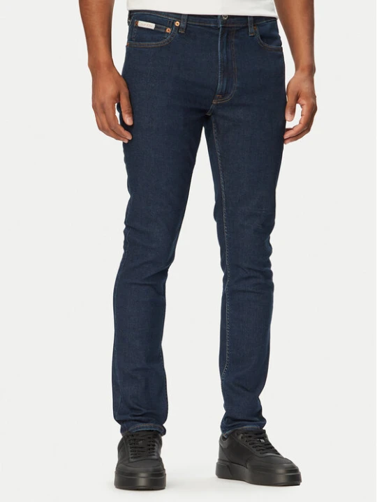 Zdjęcie produktu Calvin Klein Jeans Jeansy LV04RG792G Granatowy Skinny Fit